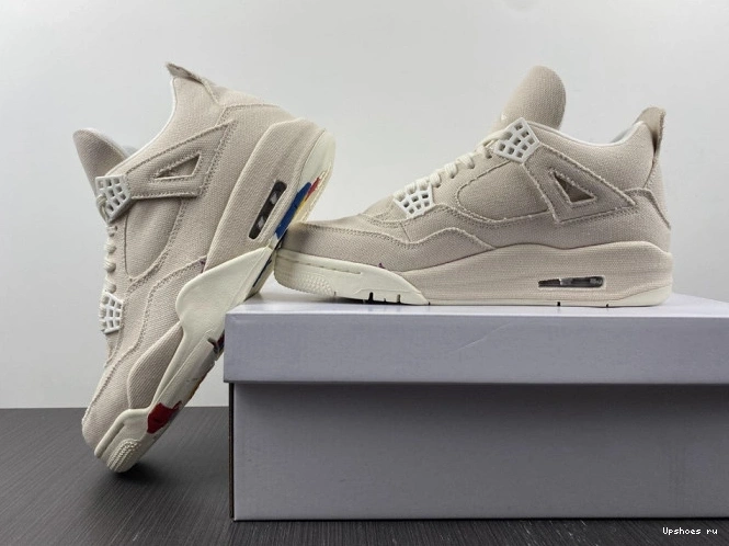 Jordan Blank Retro 4 (W) Canvas DQ4909-100 0219
